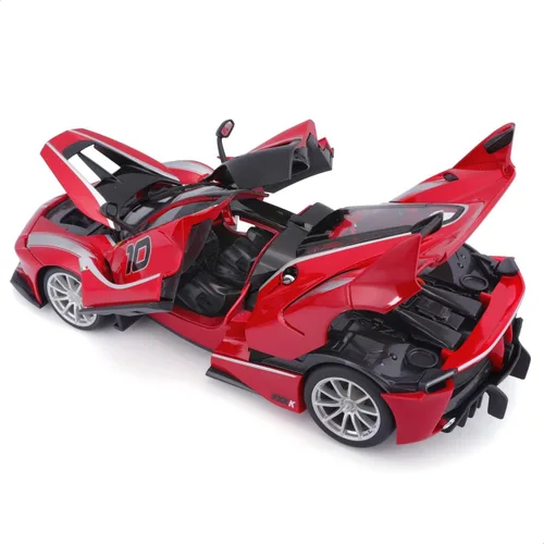 Miniatura 3 de Bburago B18-16010 Ferrari FXX-K Kit de Modelo Fundido, Rojo, Escala 1:18