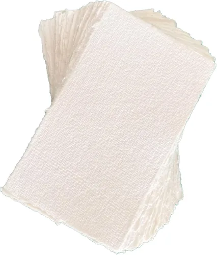 Bitskit Paquete de 50 hojas ligeras y texturizadas de algodón de 170 GSM, para invitaciones, papelería, diarios y proyectos de arte (paquete de 50)