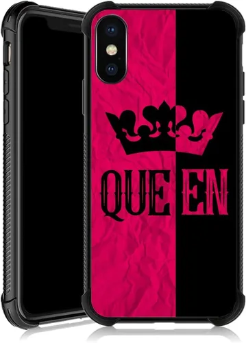 Miniatura 30 de Funda para iPhone Xs Max, diseños de girasol, estrella, cielo, cubierta trasera de cristal templado antiarañazos, esquinas reforzadas, carcasa