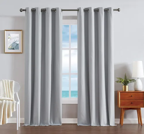 Miniatura 9 de Nautica Cortinas opacas para el hogar, Providence Ultimate Blackout Classics, cortinas térmicas de privacidad para dormitorio o sala de estar, juego