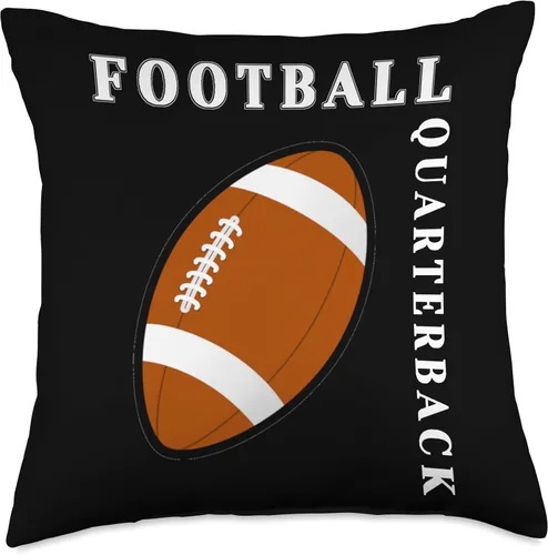 Miniatura 4 de Football Quarterback QB Vertical Logo Throw Pillow