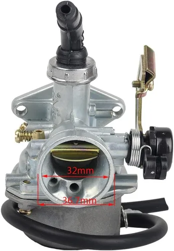 Miniatura 5 de HIFROM PZ19 PZ - Carburador de estrangulador de cable de 0.748 in compatible con motocicleta de motocross TaoTao Sunl de 90 cc, 110 cc, 125 cc, ATV
