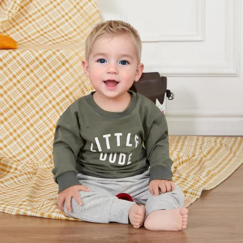 Miniatura 3 de Murnouche Conjunto de ropa de 2 piezas para bebé niño y niño pequeño