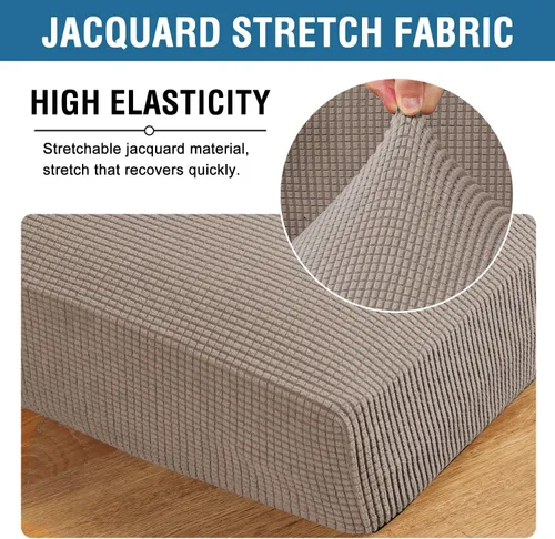 Miniatura 4 de H.VERSAILTEX - Fundas elásticas de alta estirabilidad para cojines de sofá, fundas para asientos de sofá y silla. Protector elástico para muebles