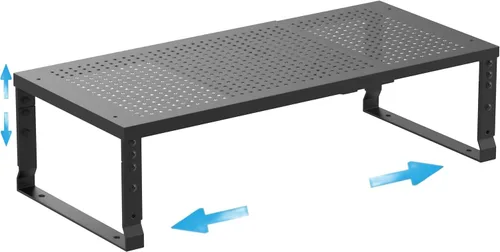 Estante Expandible para Especias de Cocina, Organizador de Estantes de Almacenamiento Apilables, Estantería Ajustable para Gabinetes, Encimera, Negro