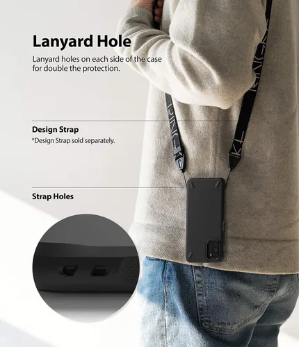 Miniatura 7 de Ringke Onyx - Funda compatible con Xiaomi Poco M3, resistente y resistente, reforzada, a prueba de golpes, TPU Grip Funda para teléfono - Negro