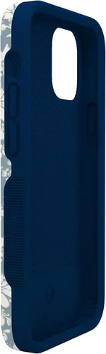 Miniatura 8 de Casely Funda para iPhone 12 Mini Té de la tarde Floral azul Diseño protector audaz Compatible con MagSafe