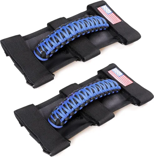 Miniatura 7 de Asas de agarre de barra antivuelco para Jeep Wrangler CJ YJ TJ JK JL 4XE Gladiator JT 1955-2025 2.0"-4.0" pulgadas, jaula antivuelco, mango de 2