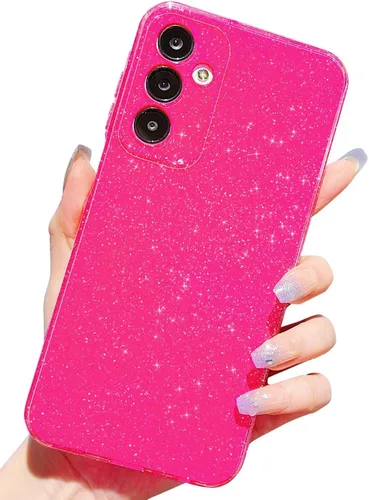 Miniatura 70 de MINSCOSE Funda compatible con Samsung Galaxy A14 5G, bonita funda delgada con purpurina fina, a prueba de golpes, de TPU para mujeres y niñas