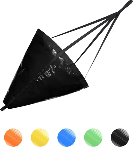 Miniatura 12 de BLUEWING Sea Anchor - Calcetines de pesca para barco de pesca 840D, nailon 32, 42, 53, 62, 72, 84 pulgadas, paracaídas, anclaje de deriva para barco