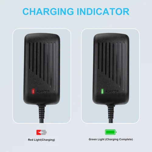Miniatura 3 de Cargador de 24 V para niños de juguete - Cargador de batería de 24 voltios para Jeep ATV UTV Wrangler SUV con luz indicadora de carga para niños