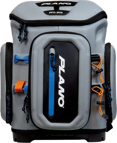 Miniatura 2 de Mochila de Pesca Plano Atlas 3700, Material EVA Gris, Incluye 3 Cajas Utilitarias StowAway 3750 para Gusanos, Señuelos y Cebos, Base Impermeable