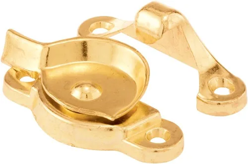 Miniatura 3 de Prime-Line F 2574 Cerradura de banda, centro de agujeros de 1-15/16 y 1-7/8 pulgadas, se adapta a ventanas de madera colgadas simples/dobles, zinc