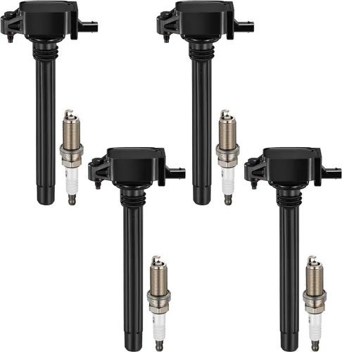 Miniatura 16 de BDFHYK Paquete de bobinas de encendido UF535 y bujías de iridio 95983 compatibles con Mercedes-Benz C230 C280 CLK350 E350 ML350 SLK280 Dodge