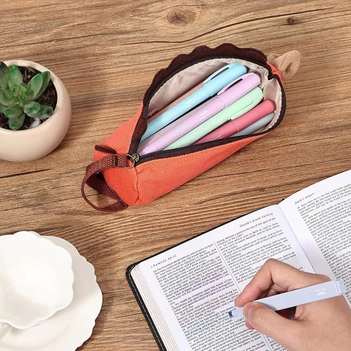 Miniatura 8 de Mr. Pen - Estuche para lápices de pie, bolsa de lápices de animales, burro rojo, estuche para lápices para niños, bonita bolsa para lápices