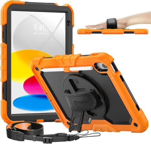 Miniatura 13 de Timecity - Funda para iPad de 9ª/8ª/7ª generación, de 10.2 pulgadas, funda protectora resistente con protector de pantalla, soporte giratorio