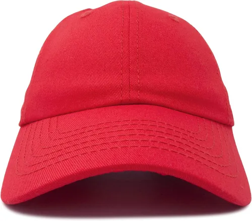 Miniatura 64 de DALIX Gorra de béisbol para papá, lisa, para hombre, mujer, algodón, ajustable, en blanco, sin estructurar, suave