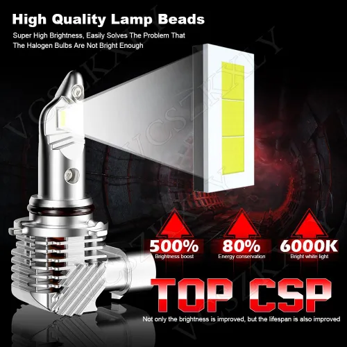 Miniatura 2 de Compatible con 2008 2009 2010 Suzuki GSXR 600 750 luces, 9005 H11 bombillas antiniebla, 12 V, 55 W, 6000 K, blanco brillante, Plug N Play, 500%