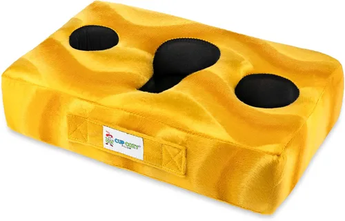 Miniatura 2 de Cup Cozy Pillow (amarillo) como se ve en la televisión, el mejor portavasos del mundo. Mantén tus bebidas cerca y evita derrames. Utilízalo