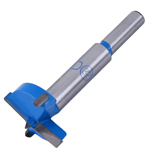 Miniatura 12 de Utoolmart Forstner Brocas de corte de madera de carburo cementado de 0.906 in, cortador de sierra de agujero para carpintería de mango redondo