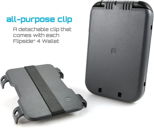 Miniatura 8 de Flipside Billeteras Flipside 4 RFID con clip extraíble para dinero - Delgada, segura y resistente a los golpes
