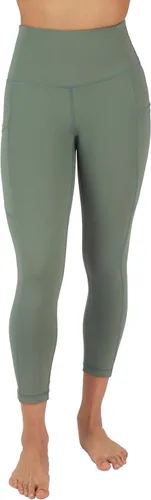 Miniatura 2 de 90 Degree By Reflex Capris de yoga Power Flex de cintura alta a prueba de sentadillas con bolsillos laterales