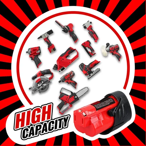 Miniatura 6 de VANON Paquete de 4 unidades mejoradas de repuesto de iones de litio de 3.5Ah 12V para batería Milwaukee de 12 V 48-11-2401 48-11-2402 48-59-1812