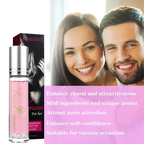 Miniatura 6 de Perfumes de feromonas para mujeres, perfume Phero Roll-On, las mejores fragancias de aceite fero para mujeres para atraer hombres, perfume