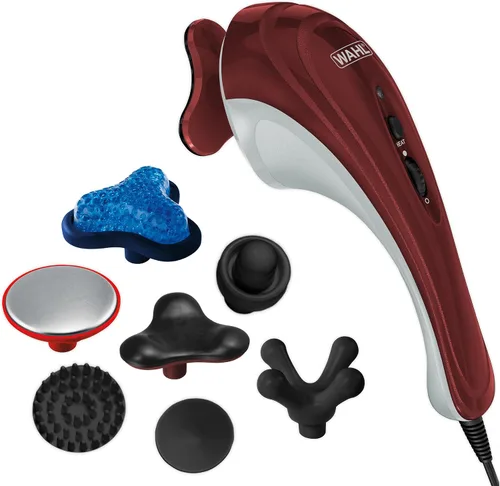 Masajeador Wahl 4295-400 cálido y frío, personalizado, terapéutico, para el cuerpo, 4295-400, Rojo, 1