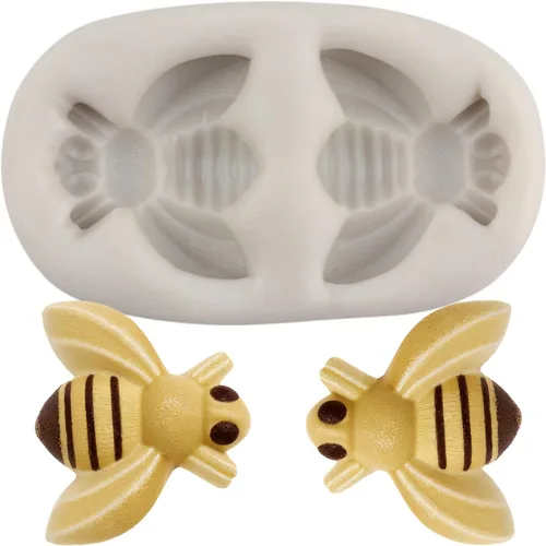 Miniatura 13 de Molde de silicona de abejorros para fondant de abeja, molde de chocolate para decoración de pasteles de azúcar, decoración de cupcakes, pasta