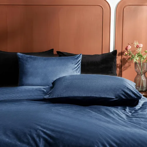 Miniatura 6 de Paquete de 2 fundas de almohada estándar de terciopelo con cremallera, súper suaves y acogedoras, fundas de almohada de franela difusa de lujo