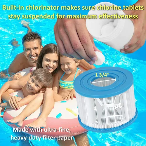 Miniatura 2 de Cartucho de repuesto para filtro de spa y bañera de hidromasaje tipo VI, paquete de 2 cartuchos de filtro para bañera de hidromasaje