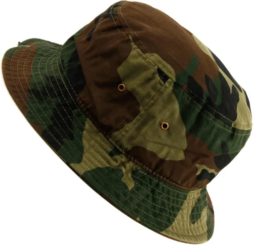 Unisex 100% algodón pesca caza verano al aire libre cubo sombrero sombrero