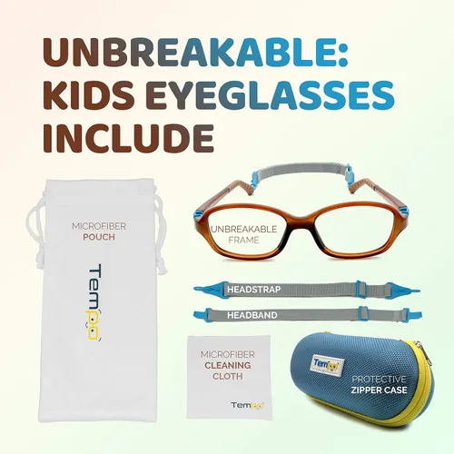 Miniatura 6 de Tempo: Gafas irrompibles para niños - Gafas de moda flexibles para niños - 3006