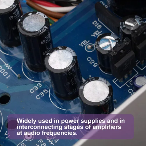 Miniatura 6 de Swpeet 240 unidades de 24 tipos de condensadores electrolíticos diferentes rango 0.1uF-1000uF Kit surtido, 10V/16V/25V/50V condensadores
