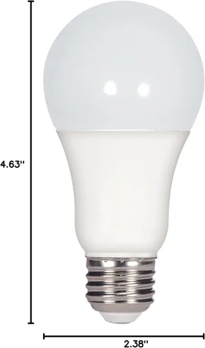 Miniatura 2 de Satco Bombilla mediana S29815 con acabado blanco, 4.63 pulgadas