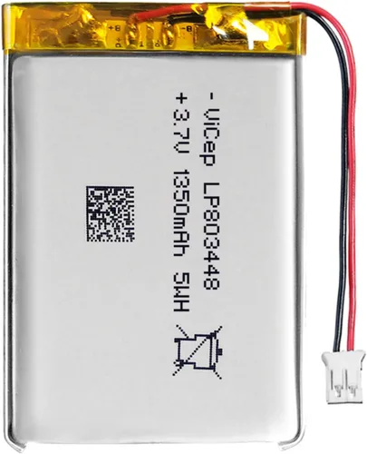 Miniatura 10 de Batería de polímero de litio de 3.7 V 350 mAh 702030 recargable con cables y conector JST-PHR-02 de 2 pines para altavoz Bluetooth y dispositivo