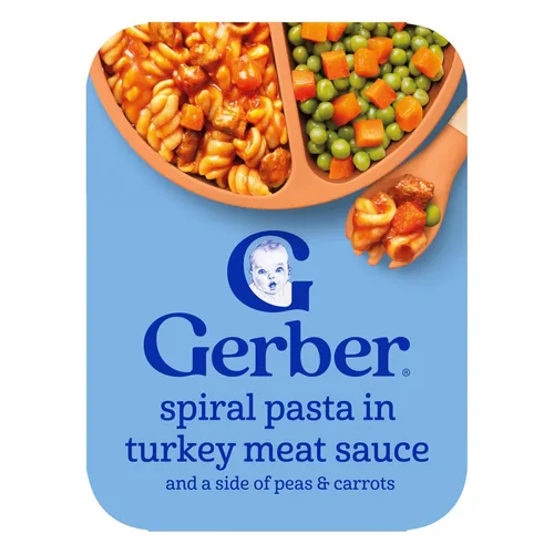 Miniatura 14 de Gerber Comida para niños pequeños, arroz amarillo y pollo, hora de comer para niños pequeños, 8PK