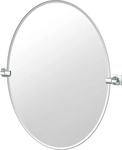 Miniatura 9 de Gatco Latitude II Espejo rectangular, Metal, 24 pulgadas