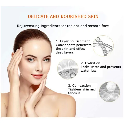 Miniatura 6 de DISAAR Beauty Crema de colágeno para frente y cuello, líneas de sonrisa, arrugas, manchas faciales, piel seca, músculos débiles para mejorar tu