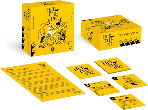 Miniatura 7 de Juego de fiesta Hit The Pic – Combina la postura en un juego rápido en equipo con improvisación y movimiento, perfecto para grupos y noches de juego