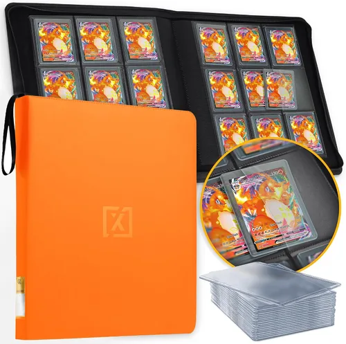 Miniatura 10 de X PRO Carpeta de tarjetas de carga superior, compatible con fundas de tarjetas de carga superior, se adapta a 252 20 cargadores premium incluidos