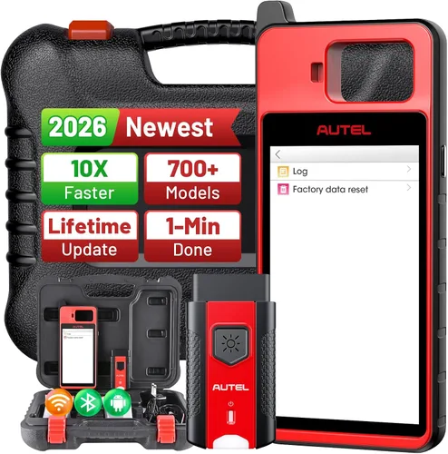 Autel Escáner MaxilM KM100 Herramienta de diagnóstico, nueva herramienta de escaneo OBD KM100 para el 99% de vehículos, actualización de por vida,