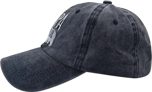 Miniatura 3 de Waldeal Gorra de béisbol ajustable con bordado de Papa Bear para hombre