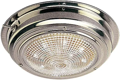 Sea Dog Line 400203-1 Luz LED de cúpula de acero inoxidable con lente de 5 pulgadas, multicolor