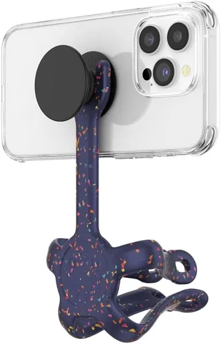 Miniatura 13 de PopSockets: Soporte y soporte flexible para teléfono, soporte de trípode para teléfono, soporte universal para dispositivo - rosa intenso Puesta