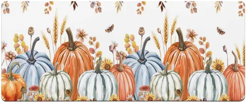 Miniatura 7 de Tapete de baño de otoño para bañera, tapete antideslizante de secado rápido y absorbente, de tierra de diatomeas, tapete de cocina, tapete
