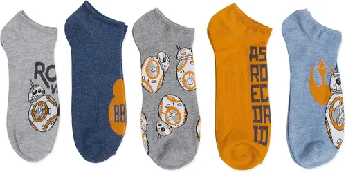 Miniatura 3 de STAR WARS Men's 5 Pack No Show Socks