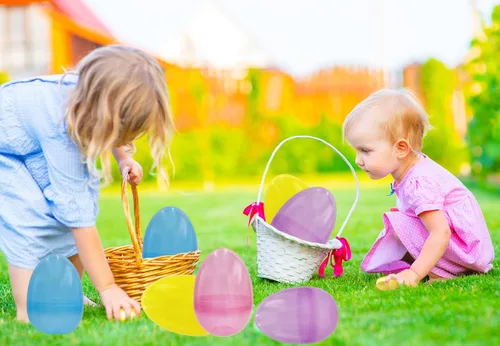 Miniatura 7 de The Dreidel Company Huevos de Pascua masivos de plástico brillante y translúcidos, perfectos para la caza de huevos de Pascua, colores surtidos