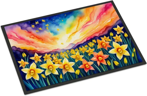 Miniatura 63 de Caroline's Treasures DAC1455MAT - Felpudo de la reina de la noche con diseño de cactus en color de 18 x 27 pulgadas, tapete para puerta delantera